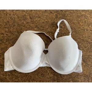Rose+Vine white and light gray bra